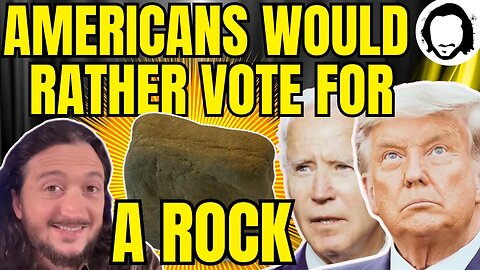 NEW POLL: A ROCK IS BEATING TRUMP & BIDEN FOR PRESIDENT