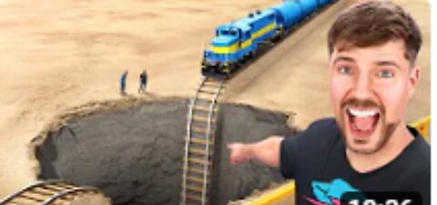 Train Vs Giant Pit