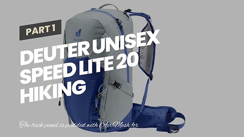 Deuter Unisex Speed Lite 20 Hiking Backpack