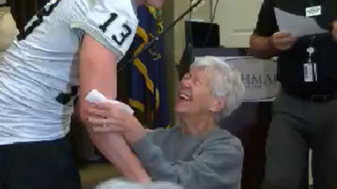 Idaho Vandal surprises grandmother before Famous Potato Bowl