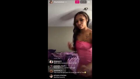 Ekale going off chris instagram live stream