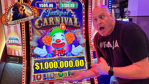 SUPER MEGA BIG WIN! 🎪 AMAZING MAX BET BUFFALO JACKPOT CARNIVAL!