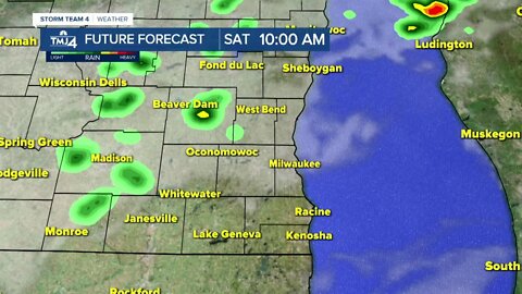 Cold front brings t-showers and cooler temperatures Saturday