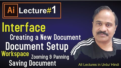 Adobe Illustrator Lecture# 01 A Step-by-Step Guide IN HINDI/ URDU