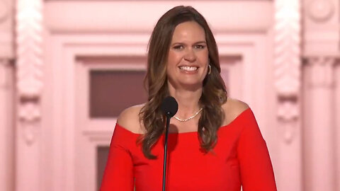 She Went There! Sarah Huckabee Sanders WINS The RNC With PERFECT 'Big Boy' Zinger At Jill Biden