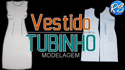 Série de Modelagem: VESTIDO TUBINHO com PENCES - EP 118