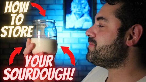 How to store your sourdough starter culture