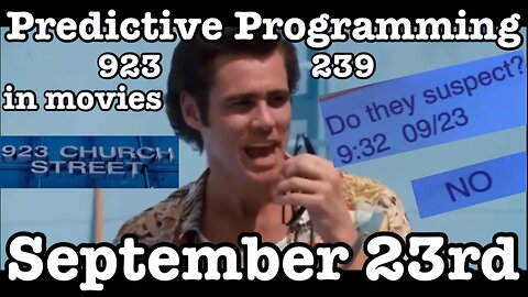 Predictive Programming September 23rd 923 239 Full Version