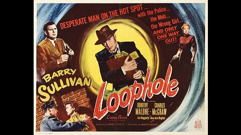 Loophole1954 American film noir FULL Movie