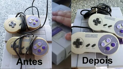 Reparo/Restauração Super Nintendo SNES de Cliente