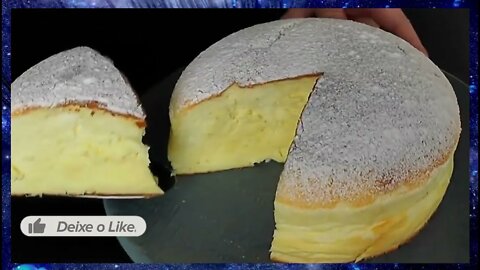 Bolo de Iogurte. Este não é um bolo, mas uma verdadeira nuvem fofa.