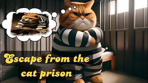 Escape from the cat prison 🙀🙀