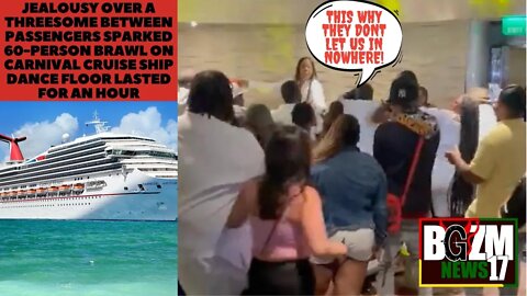 Jealousy over a THREESOME between passengers sparked 60 min 60-person brawl on Carnival Cruise ship