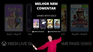 GAMES WITH GOLD DE AGOSTO 2022 #shorts