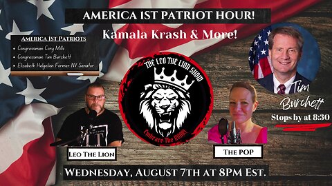 America 1st patriot Hour with Tim Burchett 8.7.2024