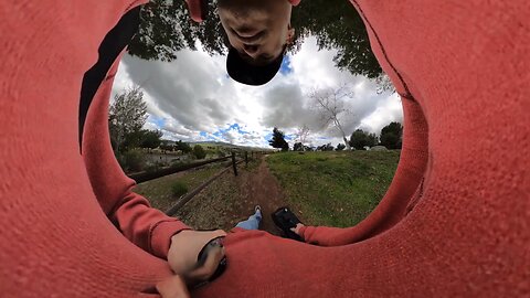 Blasian Babies DaDa Is Experimenting With GoPro Max 360 Camera Angles At Eastview County Park!