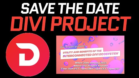 Divi Project Update! save the date for the next live event. It’s gonna be big.