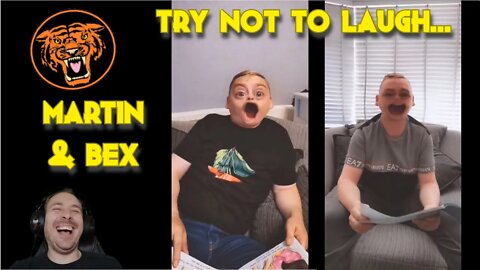 KENNSAN REACTS TO... Martin and Bex! Try not to Laugh