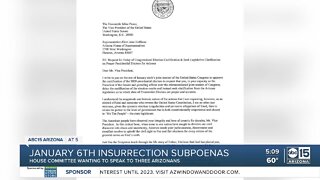 January 6th insurrection subpoenas