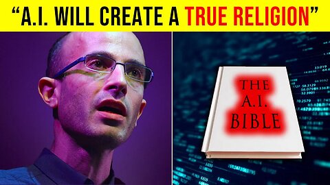 HE ACTUALLY SAID THIS!! "AI could write a NEW Bible" Yuval Noah Harari | ONE WORLD RELIGION