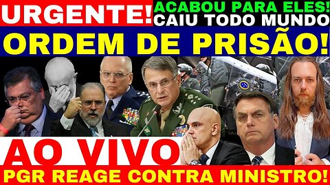 COMPLICOU AGORA! ORDEM DE PRISÃO VEIO À TONA TENSÃO NO ST4 PGR REAGE CONTRA MINISTRO VAI CAIR TODOS!