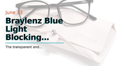 Braylenz Blue Light Blocking Glasses for Kids Boys Girls Flexible TR90 Eyeglasses Frame Age 3-1...