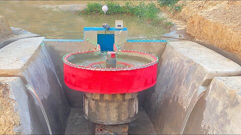 Building hydroelectricity on a small stream with a powerful unit,HeandUpdateWild