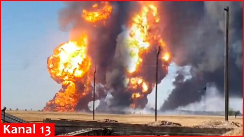 Strong fire continues in oil plant hit by Ukraine in Rostov - "It is impossible to extinguish”