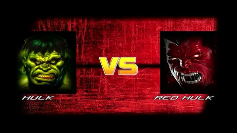 Mugen Fight Hulk vs Red Hulk