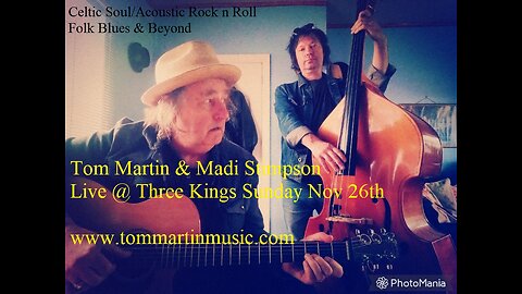 "ALWAYS TWO ROADS ONLY ONE WAY" www.tommartinmusic.com