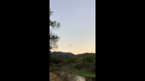 Cal fire grabbing more water to put out a fire