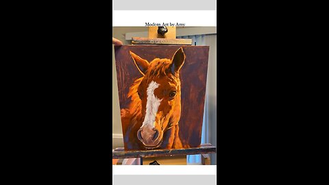 Painting A Majestic Horse - Process Photos, Prophetic Art, Christian Artist, How to Paint in Acrylic