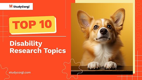 TOP-10 Disability Research Topics