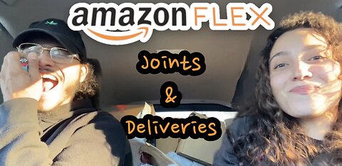 (Vlog)💨Smoking Joints & Delivering Amazon Flex 📦ft. GF 💍