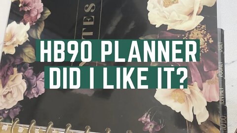 My 90-Day Planner: How the HB90 Method Planner Worked For Me