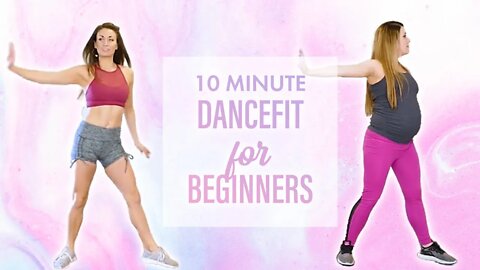 Dance Workout for Weight Loss & Lean Legs! Beginners DanceFit, Fun At Home Cardio Fitness, 10 Mins