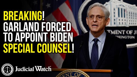 BREAKING! Garland FORCED to Appoint Biden Special Counsel!