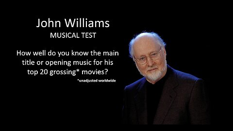 John Williams Music Test