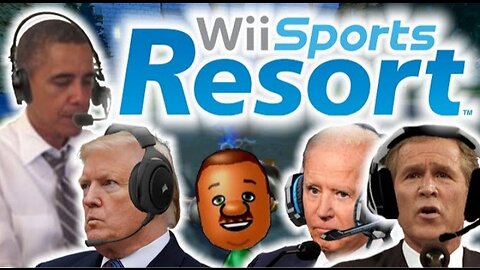 US Presidents Play Wii Sports Swordplay Showdown 3