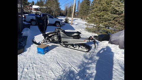 Polaris IQ shift 2009, Drive belt removal and installation.