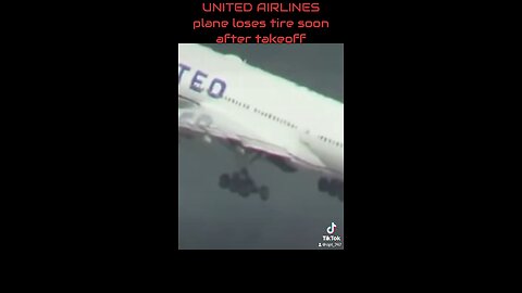 UNITED AIRLINES’ plane loses tire soon after take-off