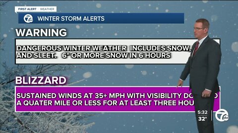 EXPLAINER: Breaking down a Blizzard Warning, Winter Storm Warning, other advisories