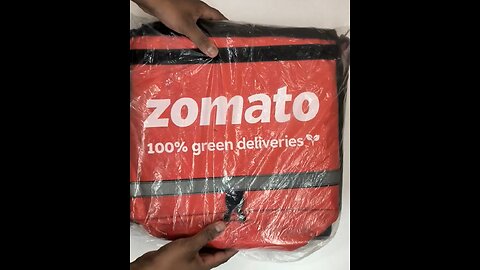 Zomato T-shirt and Bag Unboxing