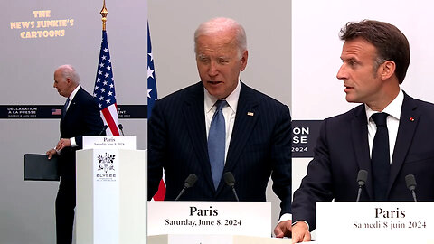 Biden Clown Show: "I was a student of French history... 61 Billion dollars in additional aid to Ukraine... climate change is the only existential threat to humanity, including nuclear weapons."