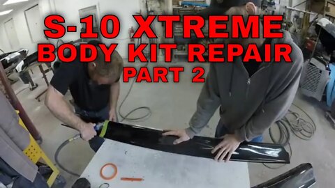 REPAIRING THE BODY KIT ON MY 2002 CHEVY S-10 XTREME