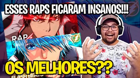 REACT 2 EM 1 RAP DO KAGAMI E KUROKO | Flash Beats