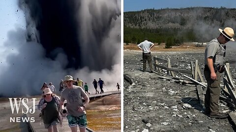 Watch: Tourists Run From Hydrothermal Explosion in Yellowstone