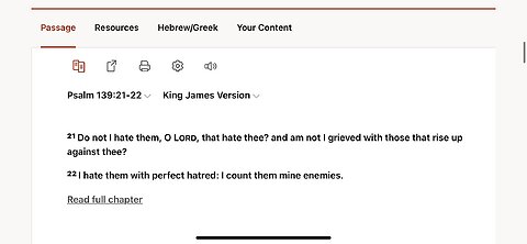 O Lord, how I hate those who hate you!