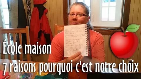 🍎 ÉCOLE À DOMICILE - 7 RAISONS pourquoi c'est NOTRE CHOIX - #126