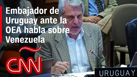 Embajador de Uruguay ante la OEA: “La dictadura sigue procesando un mecanismo de perpetuación”